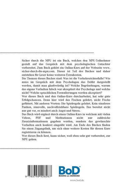 Produktbild: Sicher durch die MPU