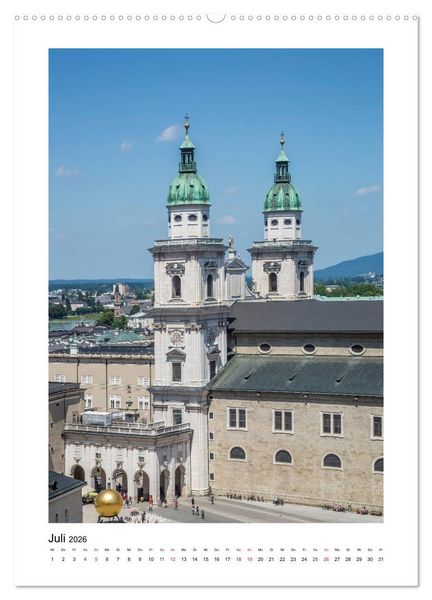 Produktbild: Wundersch&ouml;nes SALZBURG (Wandkalender 2026 DIN A2 hoch), CALVENDO Monatskalender