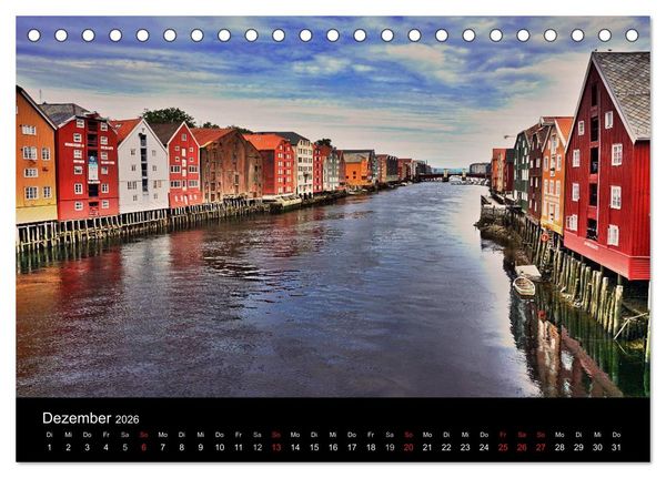 Produktbild: Atemberaubendes Norwegen (Tischkalender 2026 DIN A5 quer), CALVENDO Monatskalender