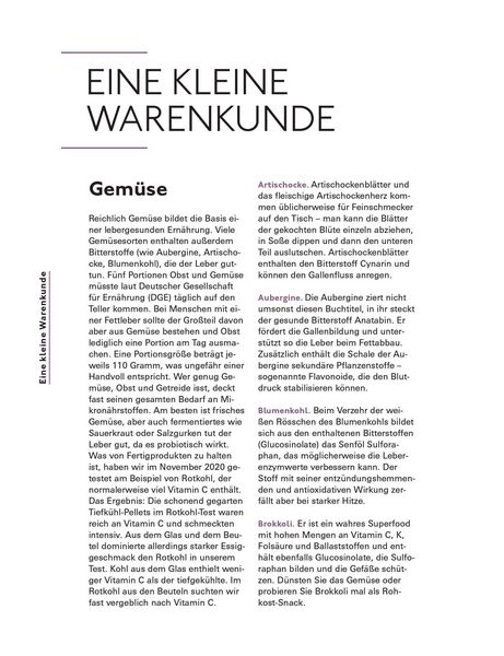 Produktbild: Die richtige Ern&auml;hrung bei Fettleber