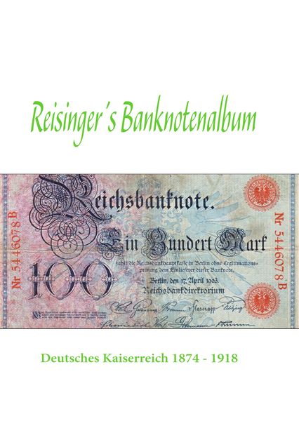Produktbild: Reisinger's Banknotenalbum