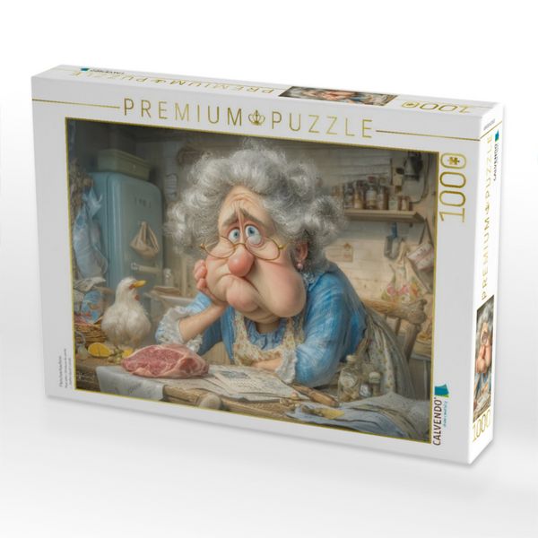 Produktbild: CALVENDO Puzzle Fleischverk&auml;uferin | 1000 Teile Lege-Gr&ouml;&szlig;e 64x48cm Foto-Puzzle f&uuml;r gl&uuml;ckliche Stunden