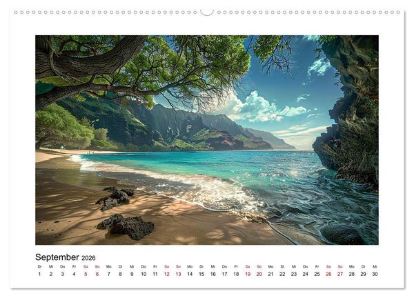 Produktbild: Traumhafte Buchten (hochwertiger Premium Wandkalender 2026 DIN A2 quer), Kunstdruck in Hochglanz