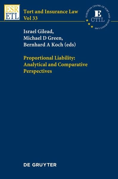 Produktbild: Proportional Liability: Analytical and Comparative Perspectives