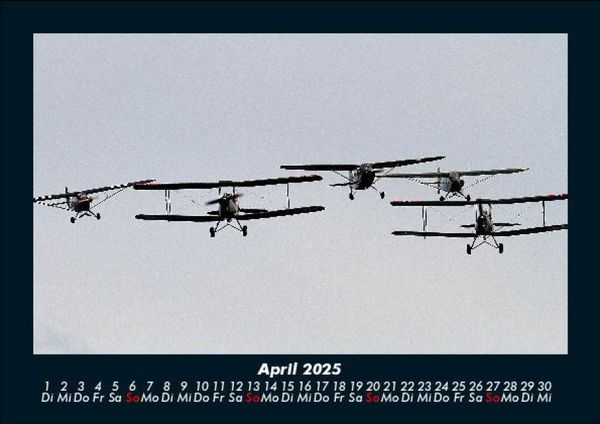 Produktbild: Flugzeuge 2025 Fotokalender DIN A5