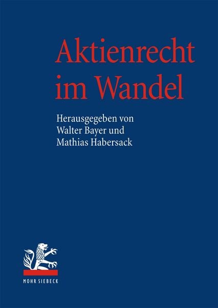 Produktbild: Aktienrecht im Wandel