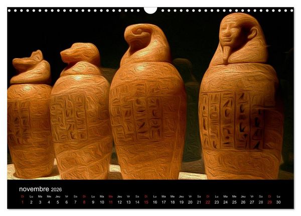 Produktbild: L'&Eacute;GYPTE EN COULEURS (Calendrier mural 2026 DIN A3 vertical), CALVENDO calendrier mensuel