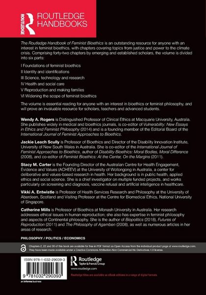 Produktbild: The Routledge Handbook of Feminist Bioethics