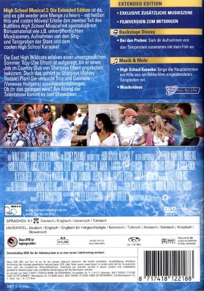Produktbild: High School Musical 2 - Extended Edition