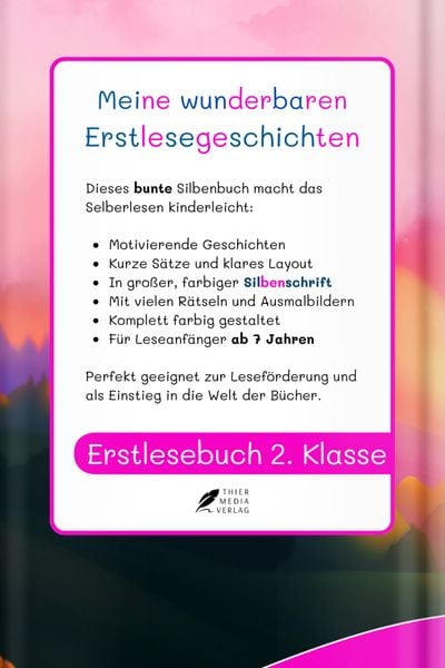 Produktbild: Silbenbuch 2. Klasse - Meine wunderbaren Erstlesegeschichten