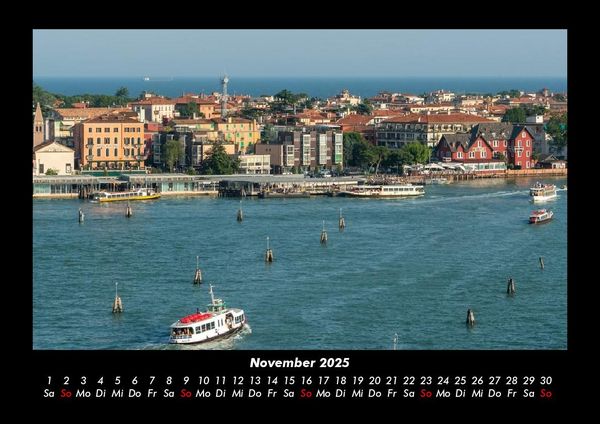 Produktbild: Venedigs Sch&ouml;nheit 2025 Fotokalender DIN A3
