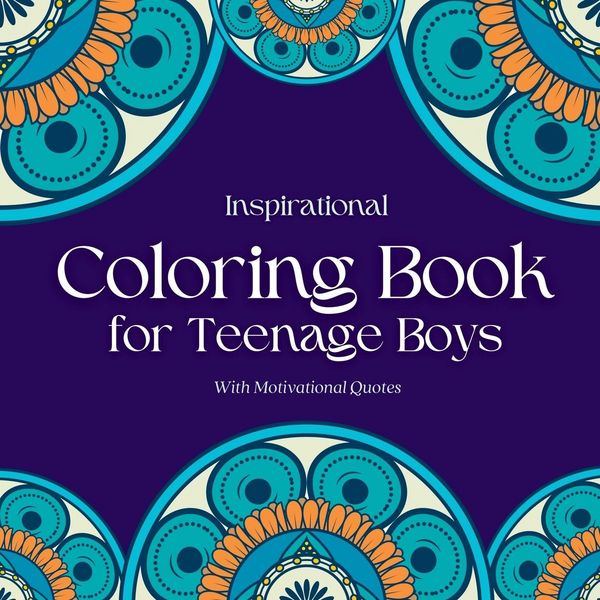 Produktbild: Inspirational Coloring Book for Teenage Boys