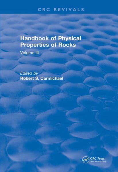 Produktbild: Handbook of Physical Properties of Rocks (1984)