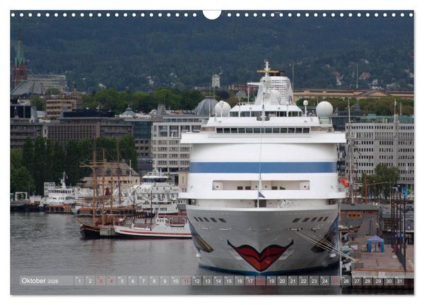 Produktbild: Container - Tanker - Kreuzfahrt - Schiffe (Wandkalender 2026 DIN A3 quer), CALVENDO Monatskalender