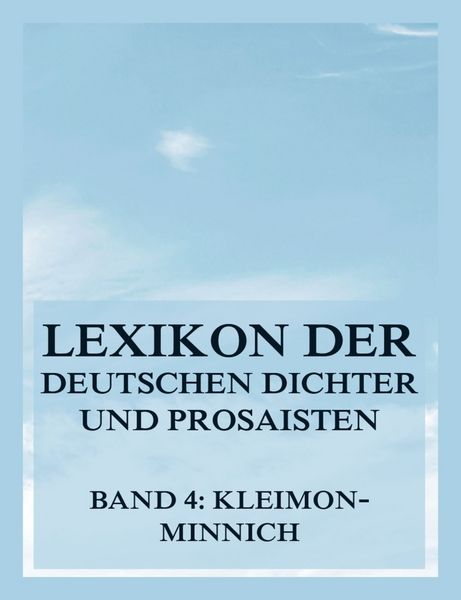 Produktbild: Lexikon der deutschen Dichter und Prosaisten vom Beginn des 19. Jahrhunderts bis zur Gegenwart
