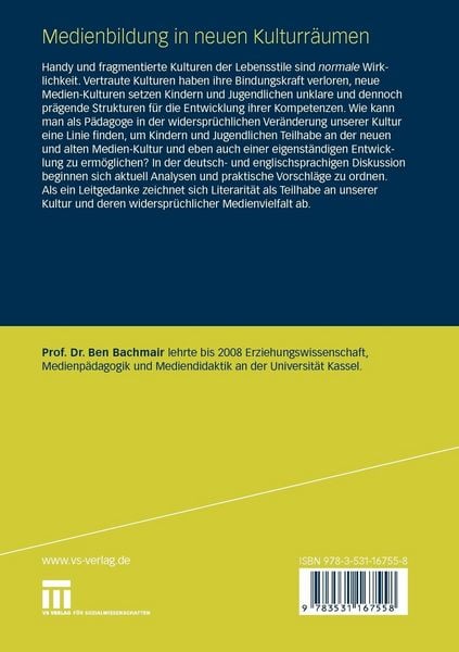 Produktbild: Medienbildung in neuen Kulturr&auml;umen