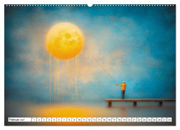Produktbild: Fantastische F&auml;nge Die Kunst, das Unm&ouml;gliche zu angeln (Wandkalender 2027 DIN A2 quer), CALVENDO Monatskalender