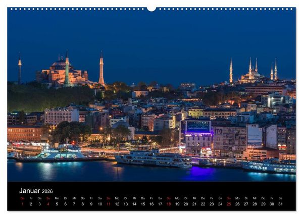 Produktbild: Istanbul - Stadt am Bosporus (Wandkalender 2026 DIN A2 quer), CALVENDO Monatskalender