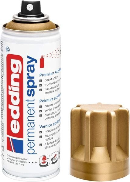 5200 Permanent Spray, reichgold matt, 200ml Premium Acryllack