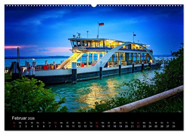 Produktbild: Bodensee-Schiffe und Boote (hochwertiger Premium Wandkalender 2026 DIN A2 quer), Kunstdruck in Hochglanz