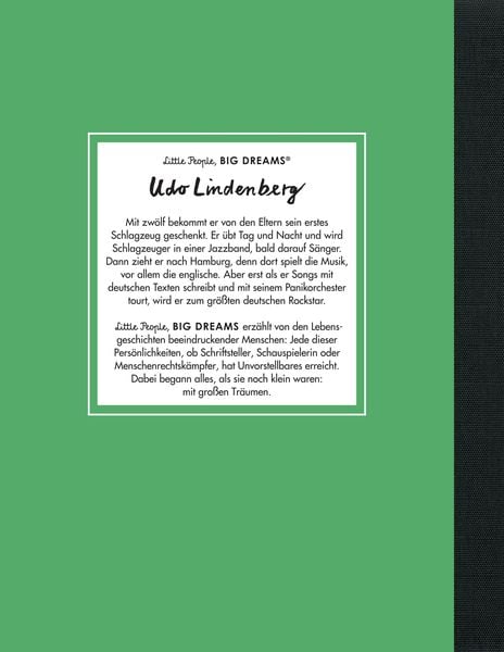 Produktbild: Udo Lindenberg &ndash; Little People, BIG DREAMS (Deutsche Ausgabe)