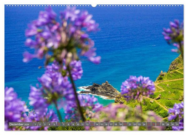 Produktbild: Madeira - Insel der Blumen 2026 (hochwertiger Premium Wandkalender 2026 DIN A2 quer), Kunstdruck in Hochglanz