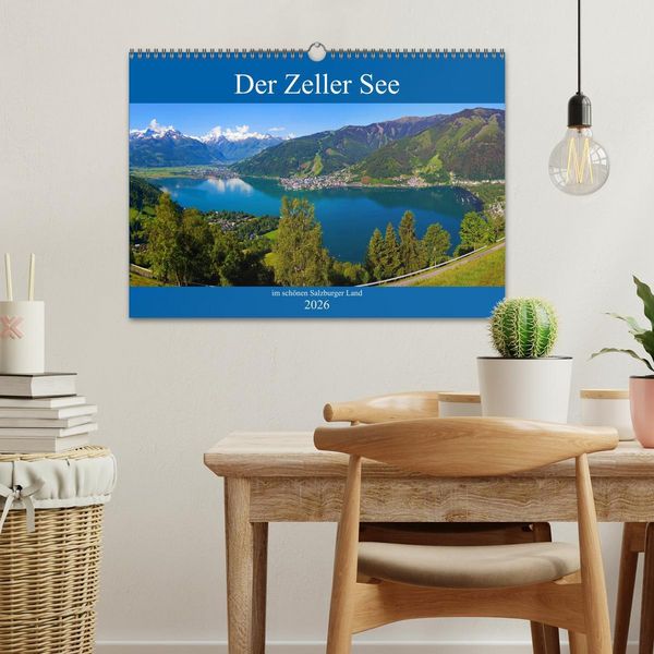 Produktbild: Der Zeller See im sch&ouml;nen Salzburger Land (Wandkalender 2026 DIN A3 quer), CALVENDO Monatskalender