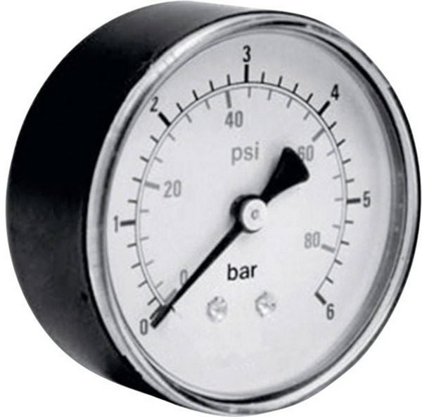 Produktbild: ICH Manometer 306.63.10 Anschluss (Manometer): R&uuml;ckseite 0 bis 10 bar Au&szlig;engewinde 1/4" 1 St.