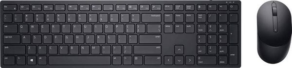 Produktbild: Dell Pro KM5221W Funk Tastatur, Maus-Set Deutsch, QWERTZ Schwarz