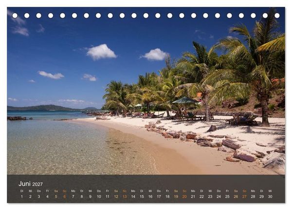 Produktbild: Traumstr&auml;nde in Vietnam (Tischkalender 2027 DIN A5 quer), CALVENDO Monatskalender