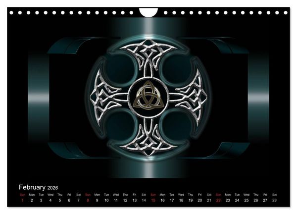 Produktbild: Celtic Symbols (Wall Calendar 2026 DIN A4 landscape), CALVENDO 12 Month Wall Calendar