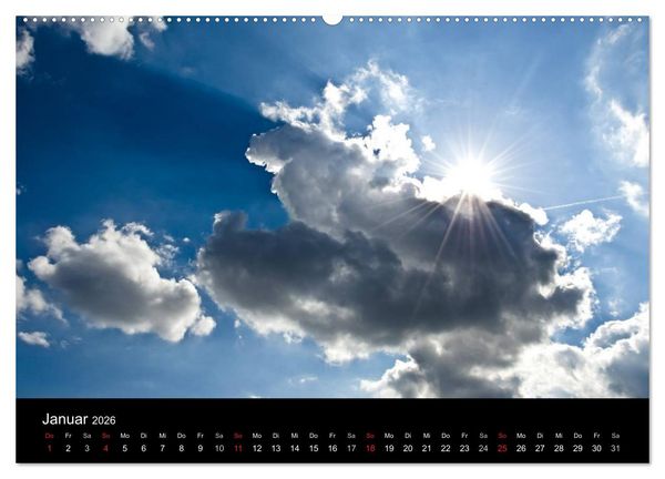 Produktbild: Wolkenmalerei (hochwertiger Premium Wandkalender 2026 DIN A2 quer), Kunstdruck in Hochglanz
