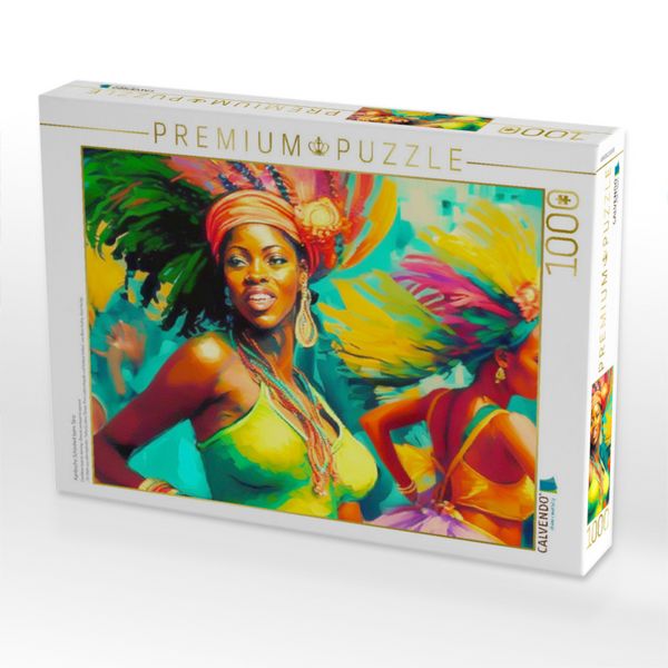 Produktbild: CALVENDO Puzzle Karibische Sch&ouml;nheit beim Tanz | 1000 Teile Lege-Gr&ouml;&szlig;e 64x48cm Foto-Puzzle f&uuml;r gl&uuml;ckliche Stunden