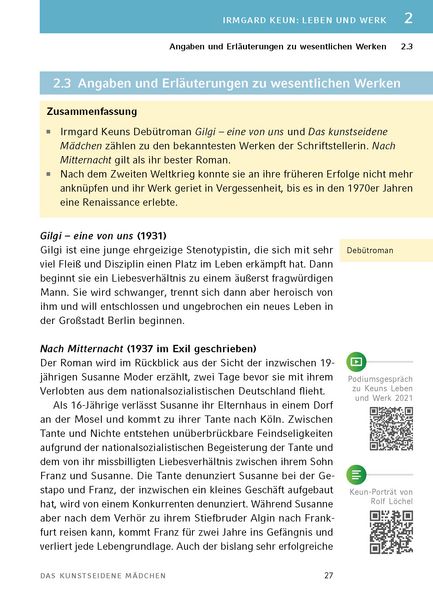 Produktbild: Das kunstseidene M&auml;dchen von Irmgard Keun