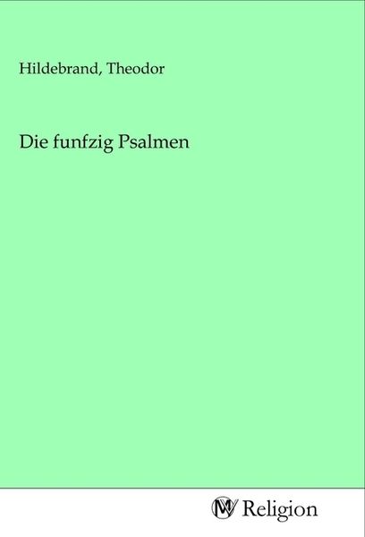 Produktbild: Die funfzig Psalmen