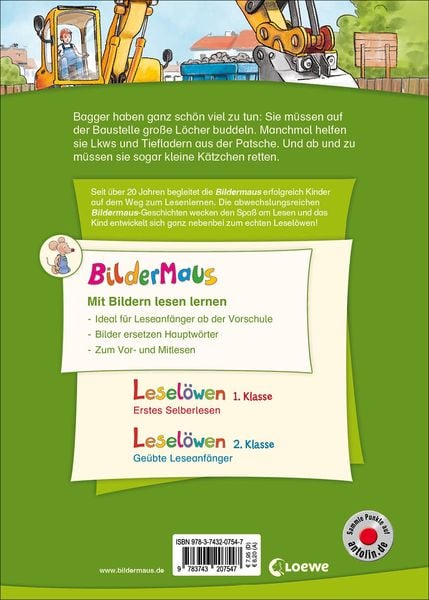 Produktbild: Bildermaus - Baggergeschichten