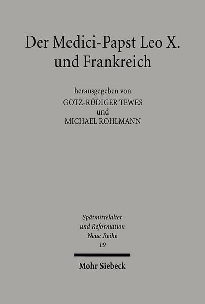 Produktbild: Der Medici-Papst Leo X. und Frankreich