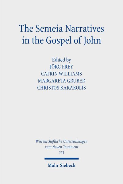 Produktbild: The Semeia Narratives in the Gospel of John