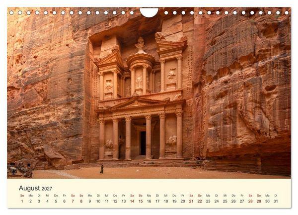 Produktbild: Jordanien Sand, Stein und Salz (Wandkalender 2027 DIN A4 quer), CALVENDO Monatskalender