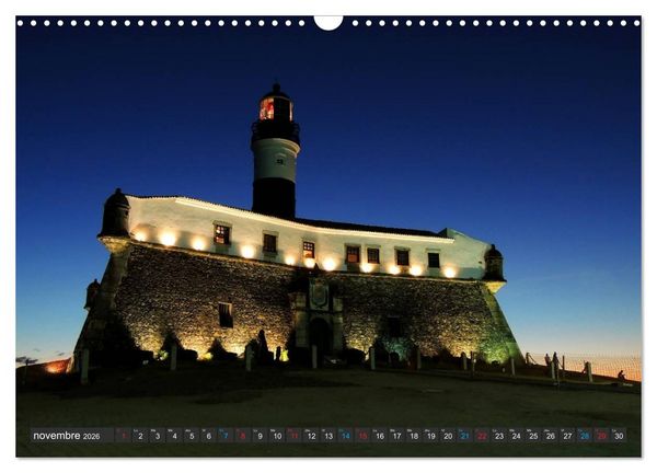 Produktbild: Salvador de Bahia &ndash; Br&eacute;sil (Calendrier mural 2026 DIN A3 vertical), CALVENDO calendrier mensuel