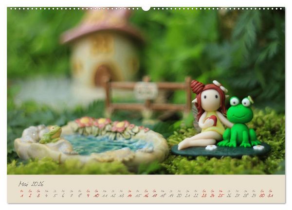 Produktbild: Im Reich der Elfen (hochwertiger Premium Wandkalender 2026 DIN A2 quer), Kunstdruck in Hochglanz
