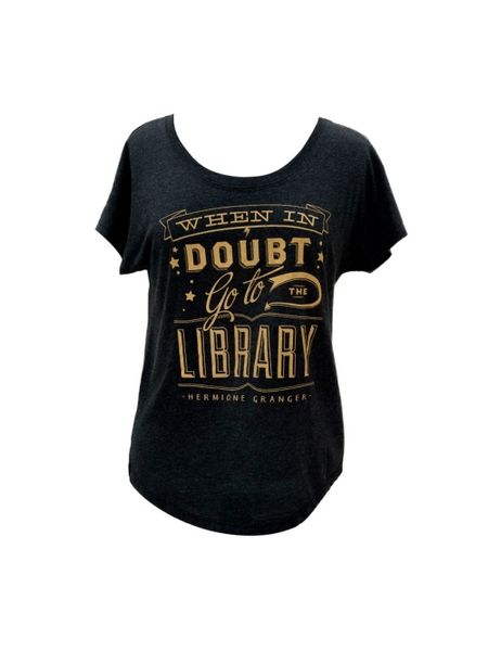 Produktbild: When In Doubt, Go to the Library Women's Relaxed Fit T-Shirt X-Large