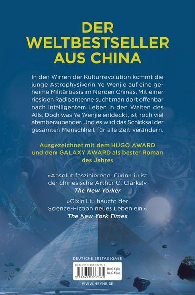 Die drei Sonnen Band 1' von 'Cixin Liu' - Buch - '978-3-453-31716-1