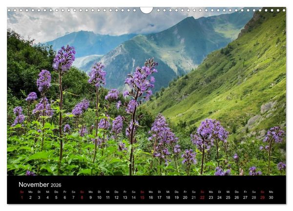 Produktbild: Grande Traversata delle Alpi - Wandern auf der GTA (Wandkalender 2026 DIN A3 quer), CALVENDO Monatskalender