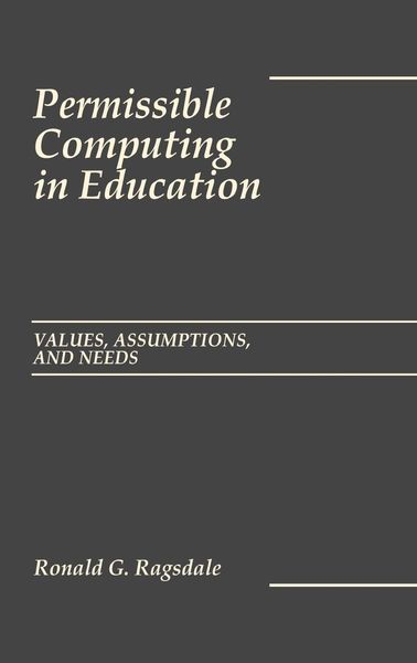 Bloomsbury Academic Permissible Computing in Education