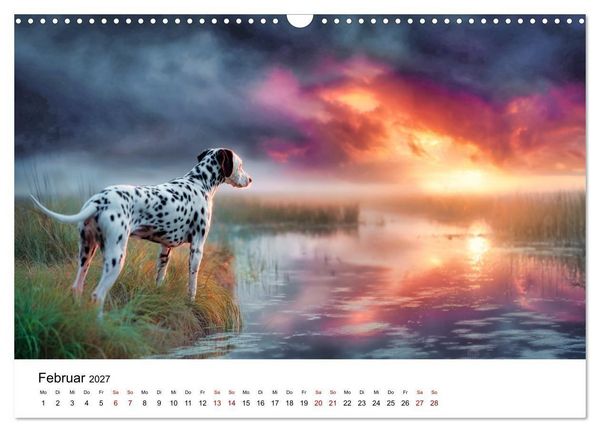 Produktbild: Dalmatiner - Mehr als nur Punkte! (Wandkalender 2027 DIN A3 quer), CALVENDO Monatskalender