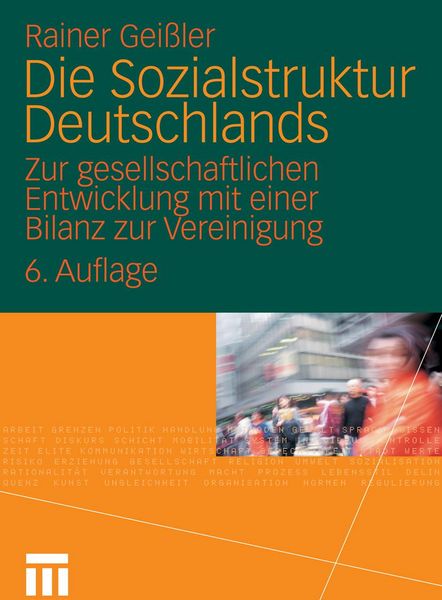 Produktbild: Die Sozialstruktur Deutschlands