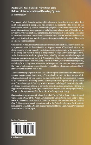 Produktbild: Reform of the International Monetary System
