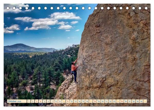 Produktbild: Bergsteigen und Klettern (Tischkalender 2026 DIN A5 quer), CALVENDO Monatskalender