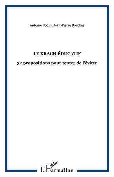 Produktbild: Le krach &eacute;ducatif